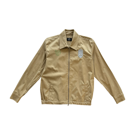 FALLING BOX VALET JACKET - KHAKI W/ TGFS INITIALS