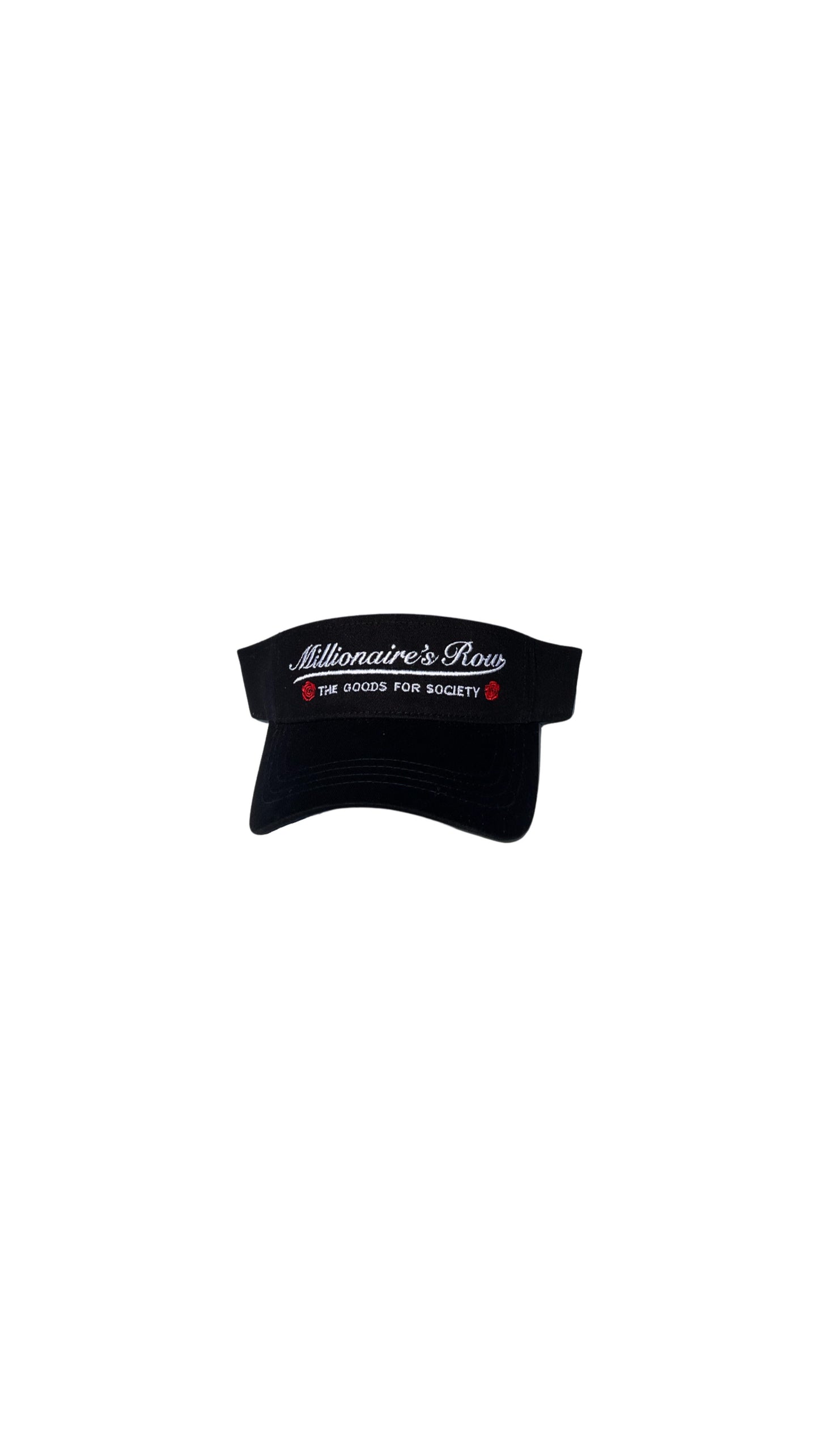 MILLIONAIRE'S ROW VISOR - BLACK