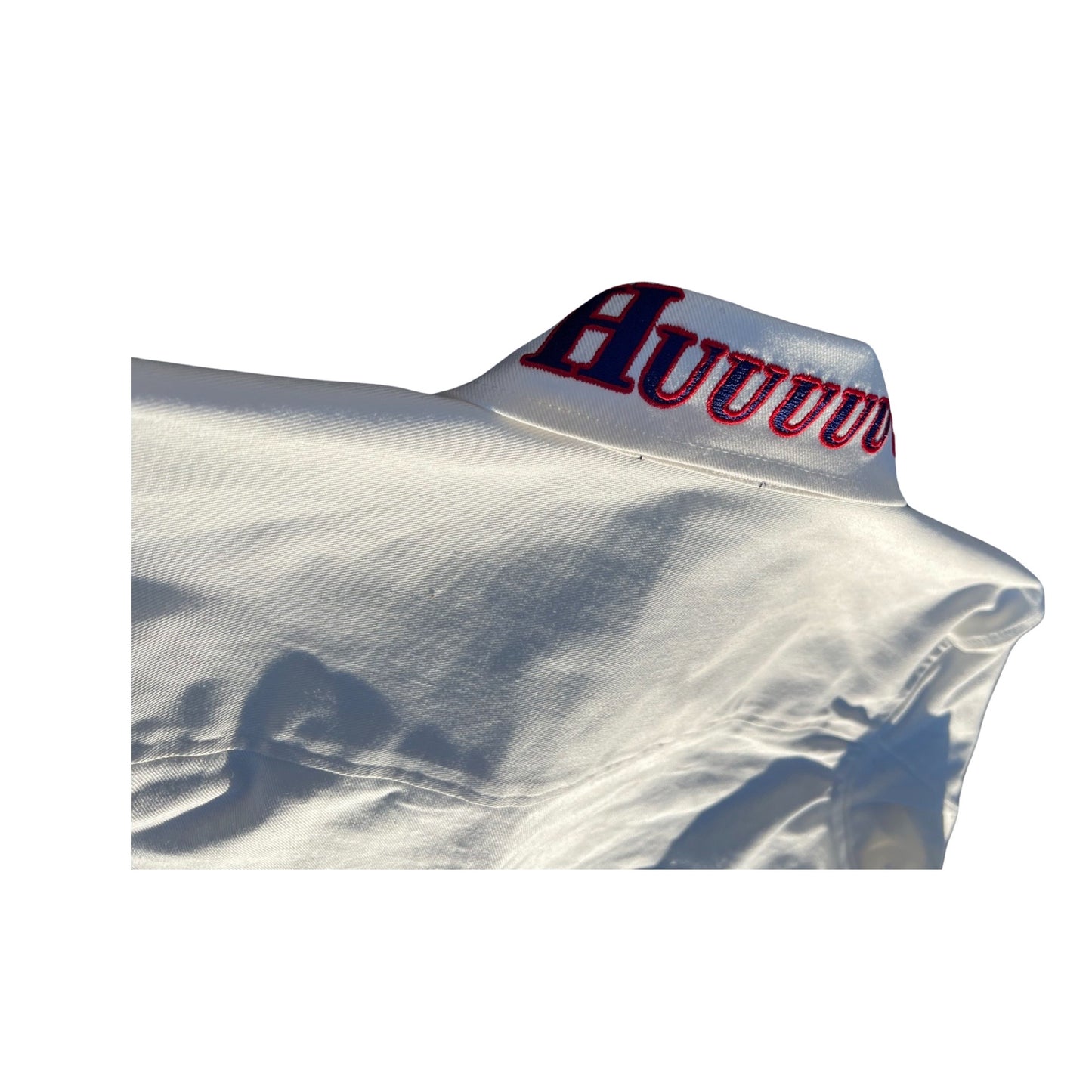 BISON W/ ROSES SOUVENIR VALET JACKET - HEAVY WHITE