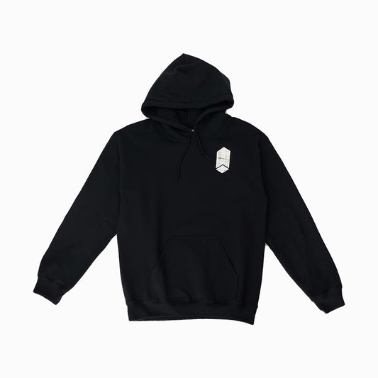 FALLING BOX HOODIE - BLACK