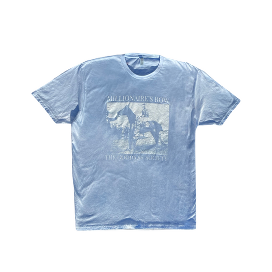 MILLIONAIRE'S ROW VINTAGE T-SHIRT - SKY